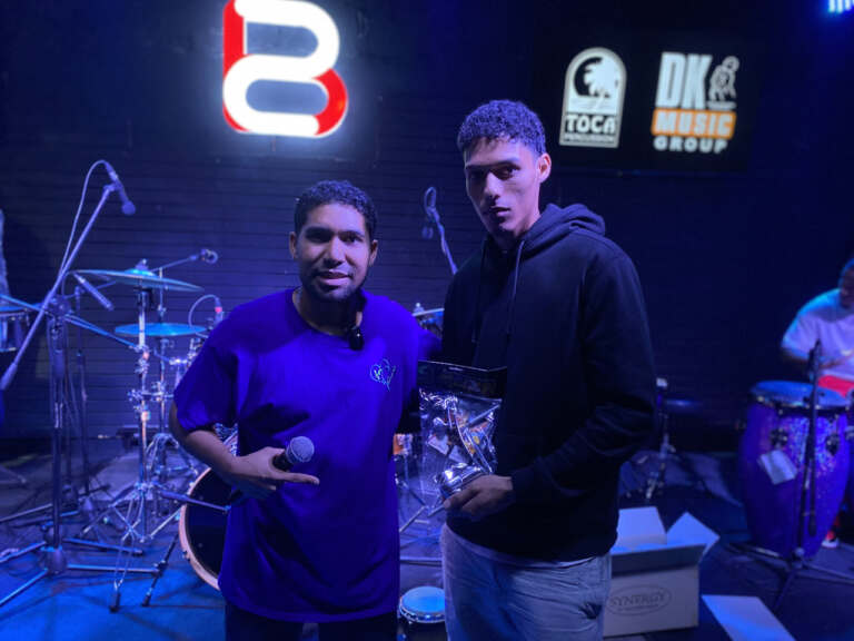 CLASE DE PERCUSIÓN CON DANI BLOIZ 12 clinica bloiz13