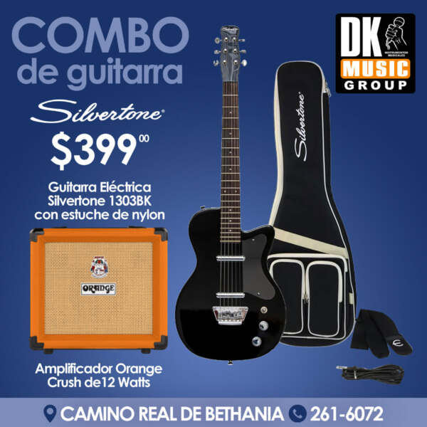 Guitarra Eléctrica Silvertone 1303BK