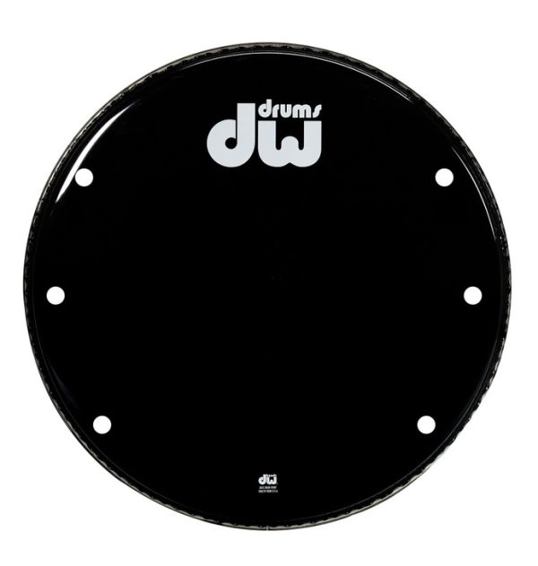 DW Bass drum Gloss black vented DRDHGB22K