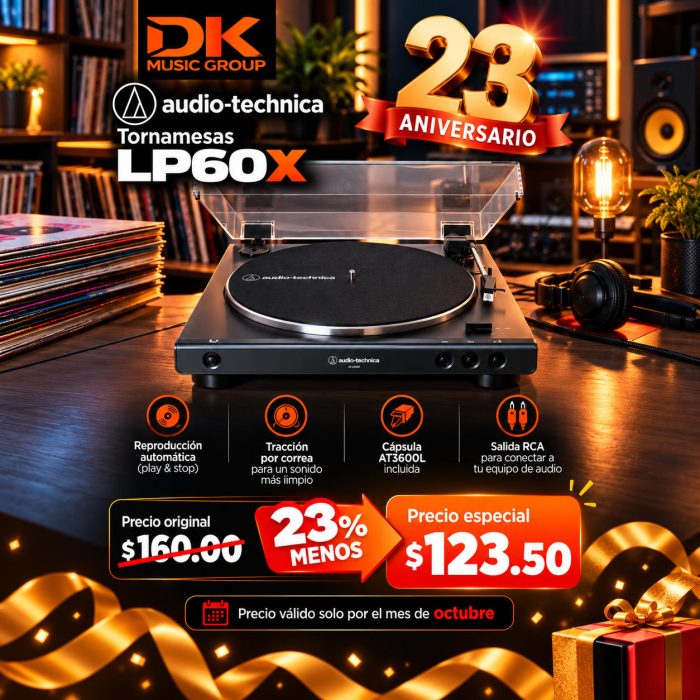 Tornamesas Audio Tecnica LP60X