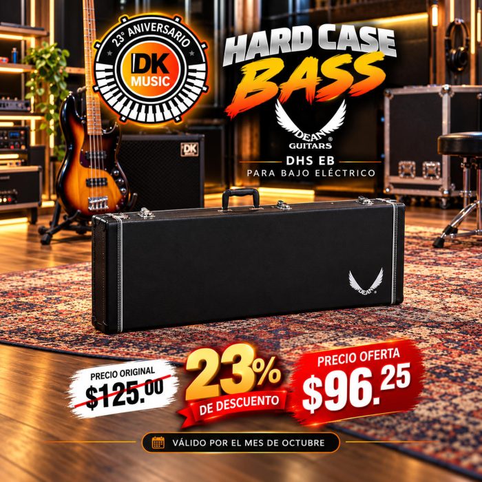 Hard Case Dean Guitars DHS EB para bajo eléctrico