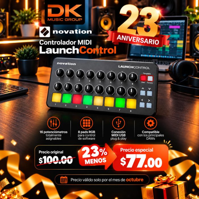 Controlador MIDI Novation LaunchControl