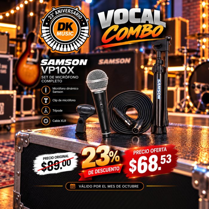 Set de Micrófono Samson VP10X