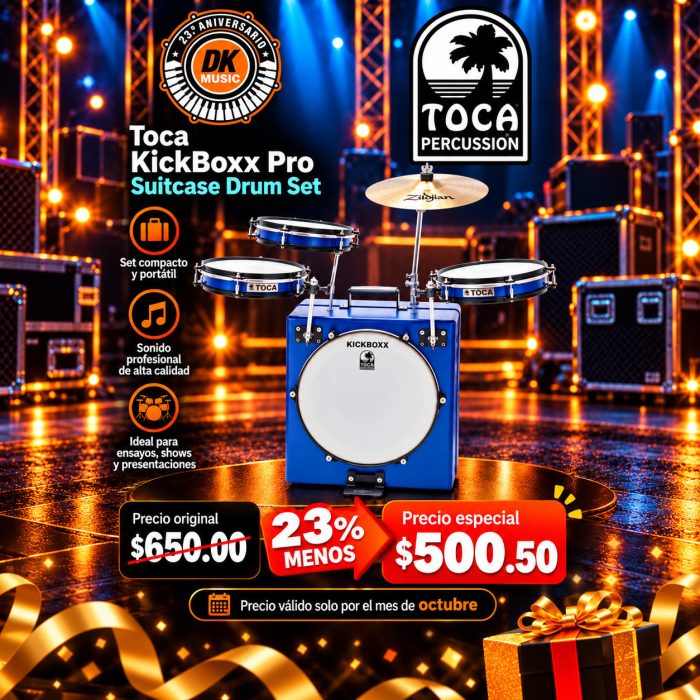 Toca KickBoxx Pro Suitcase Drum Set