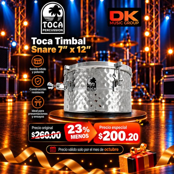 Toca Timbal Snare 7” x 12”