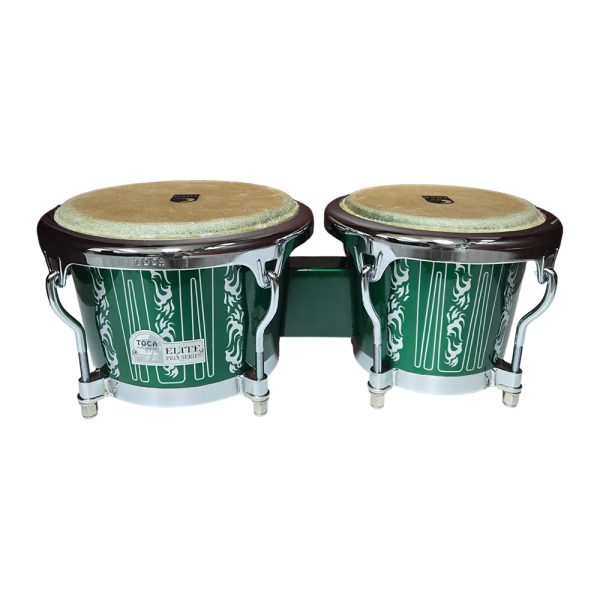 Toca Elite Pro Wood Bongos - Eldorado Green