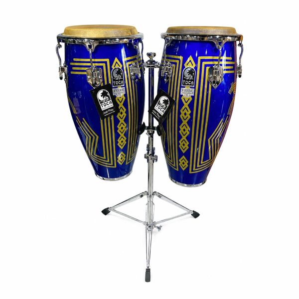 Elite Pro Blue Impala Congas Set Elite Pro Blue Impala Congas Set 11” & 11 3/4”