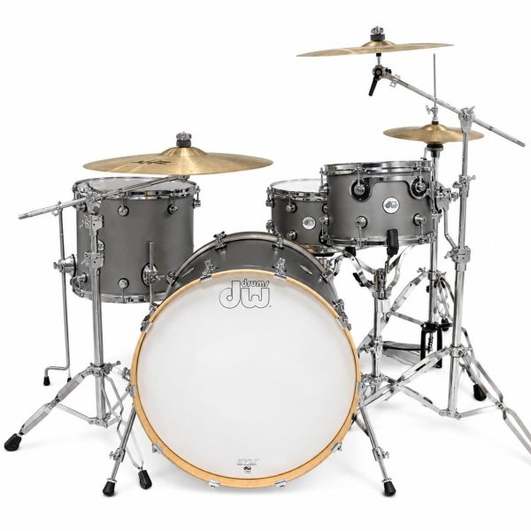 Bateria DW Design 4 piezas Titanium Satin