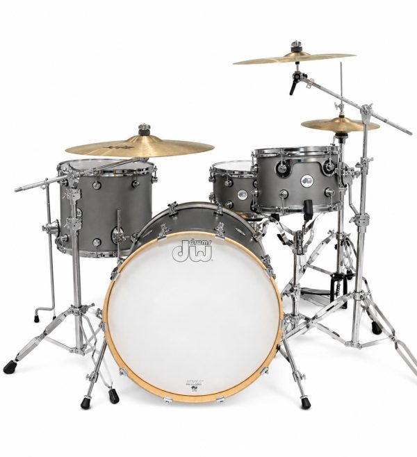 Bateria DW Design 4 piezas Titanium Satin