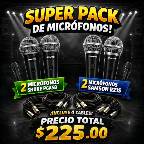 microfonos-pack Microphone Pack