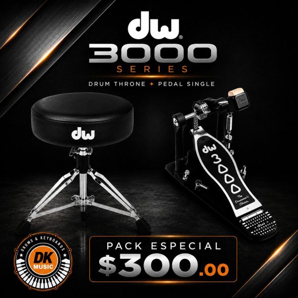 pack-dw-silla Drummer Pack Throne & Pedal
