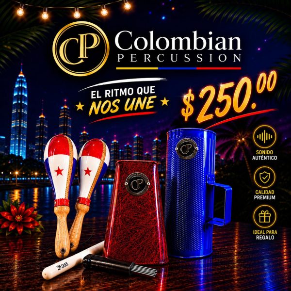Combo Colombian Percussion Panamá Red