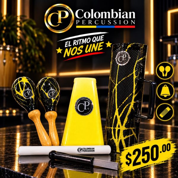Combo Colombian Percusion Yellow