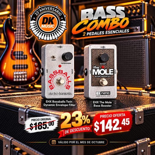 Combo de Pedales de Bajo Esenciales