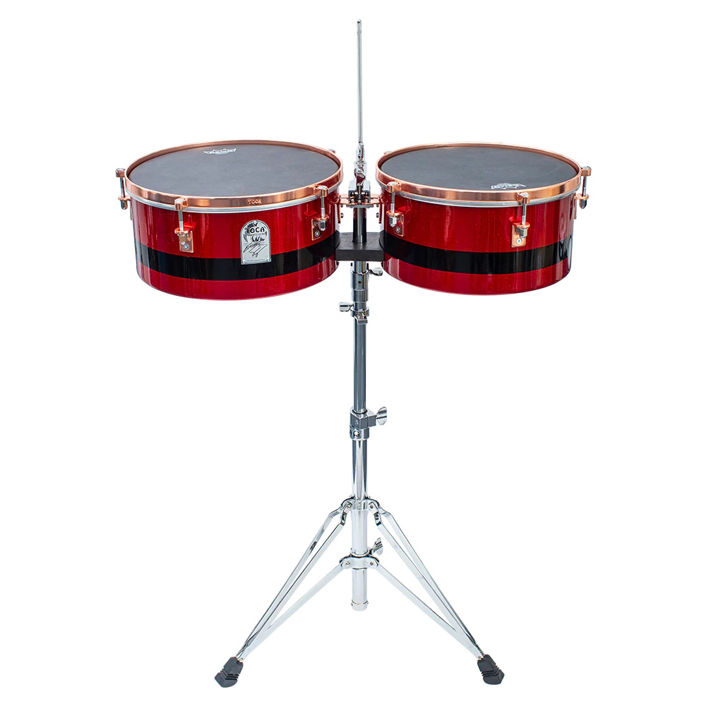 Timbales Toca Percussion Eric Velez Signature Series Rojo Arándano DK Music Group